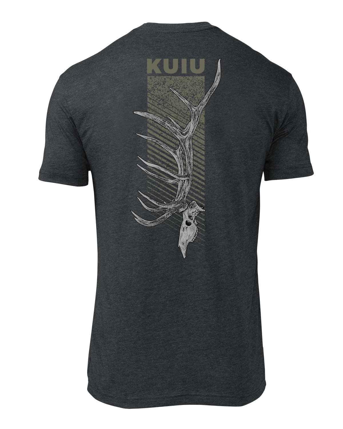 KUIU Elk Skull T-Shirt | Charcoal