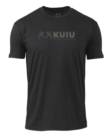 KUIU Here to Hunt Logo T-Shirt | Black