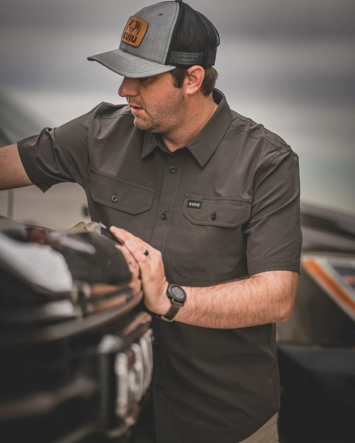 Gauge SS Work Shirt | Khaki