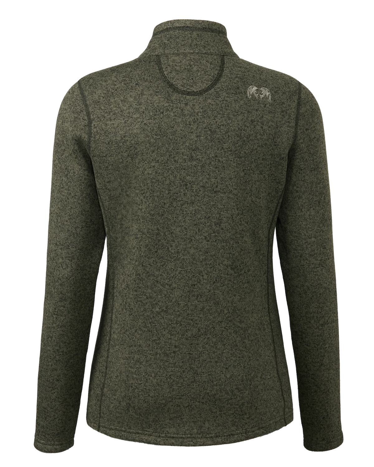 Outlet Women's Base Camp Full Zip Sweater | Olive Heather