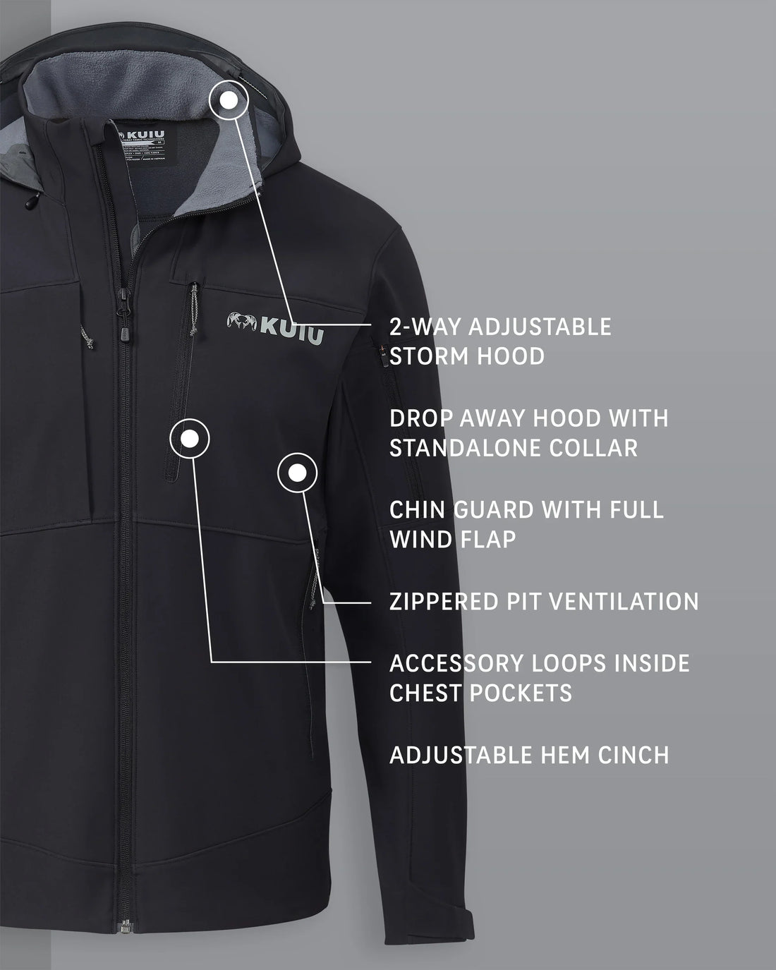 Guide PRO Hooded Jacket | Black