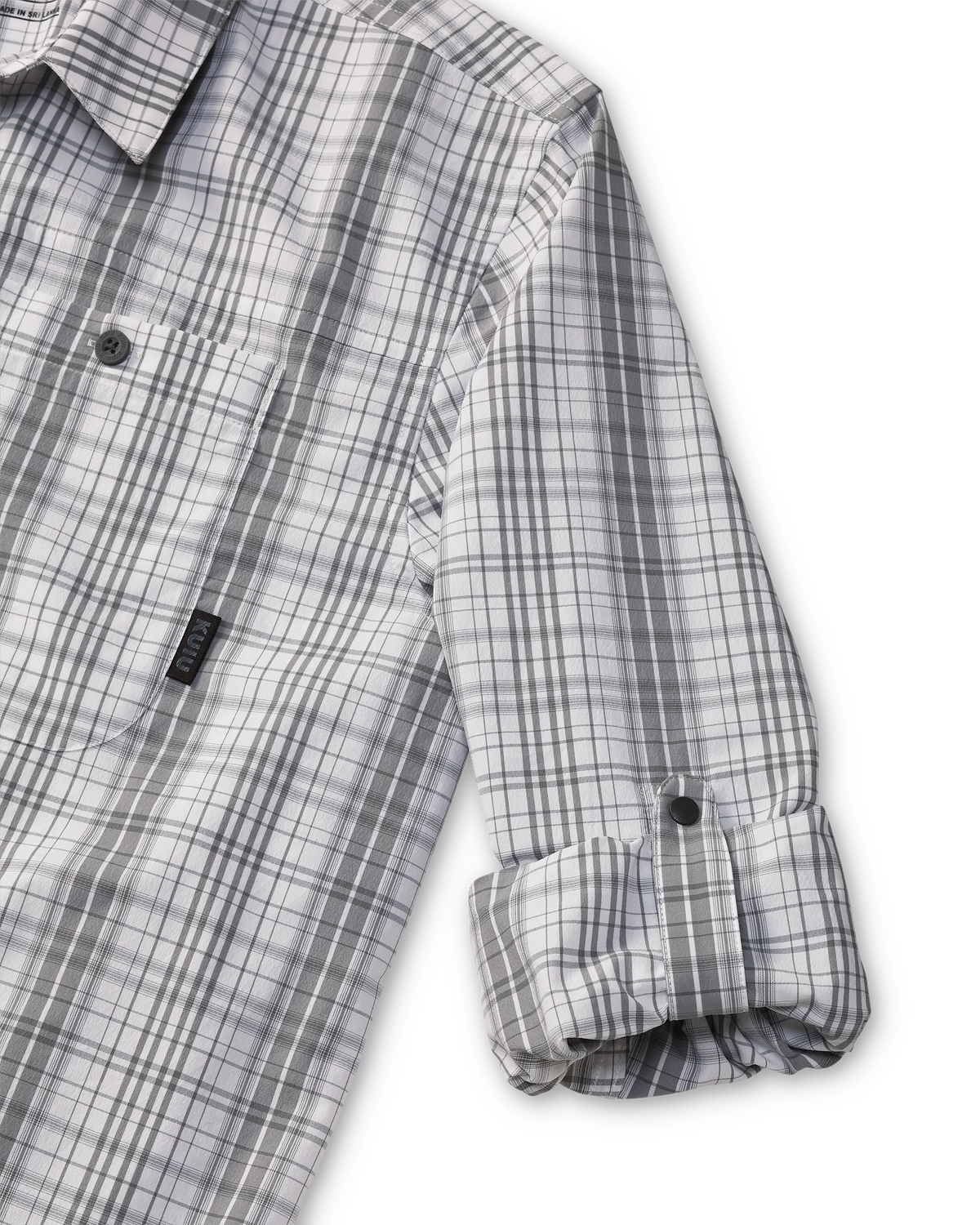 Borrego LS Shirt | Granite Plaid