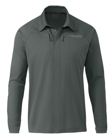 Tiburon Hybrid Snap Shirt | Stone