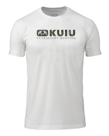 KUIU Veros Block Logo T-Shirt | White