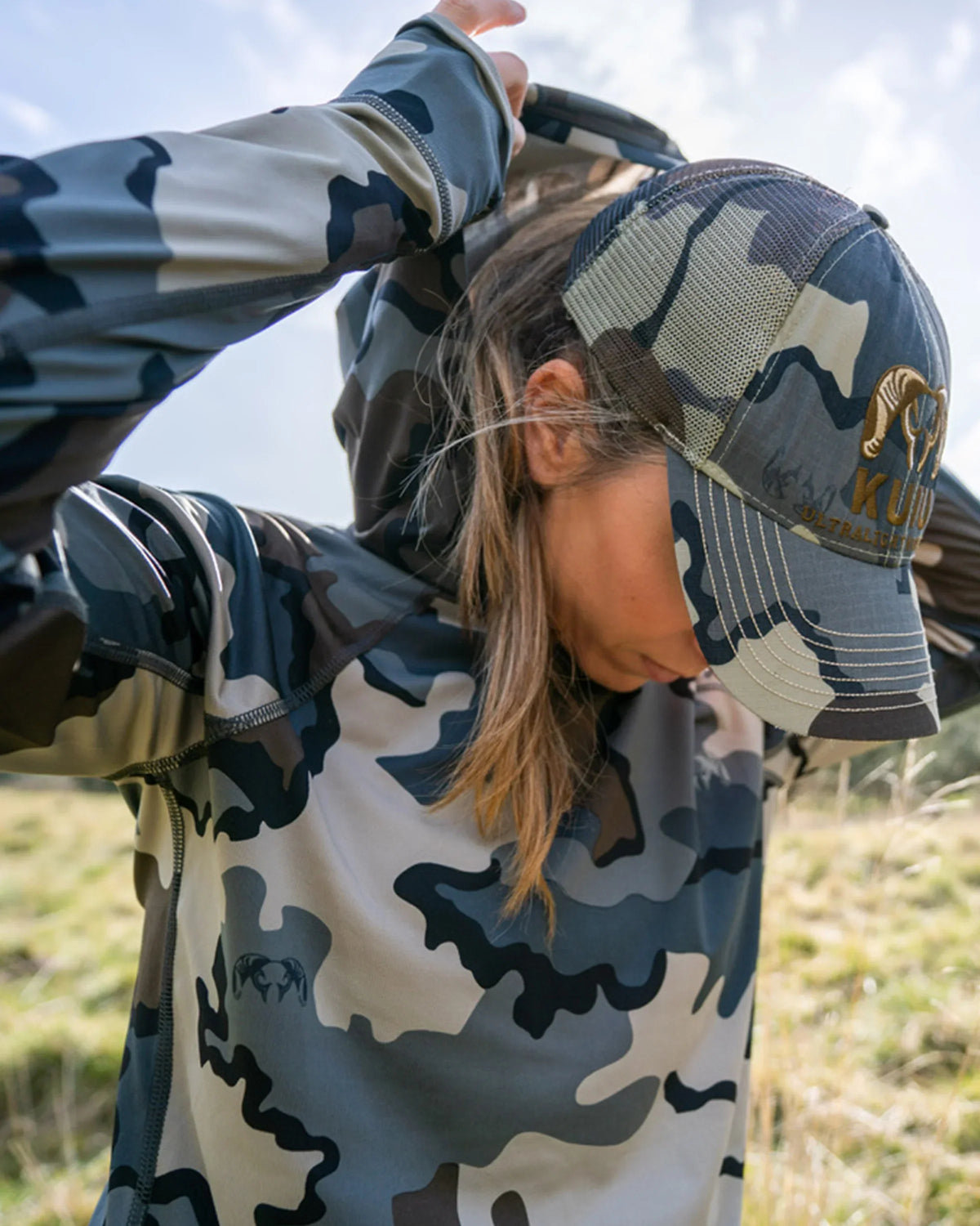 Women's Gila LS Hoodie | Verde
