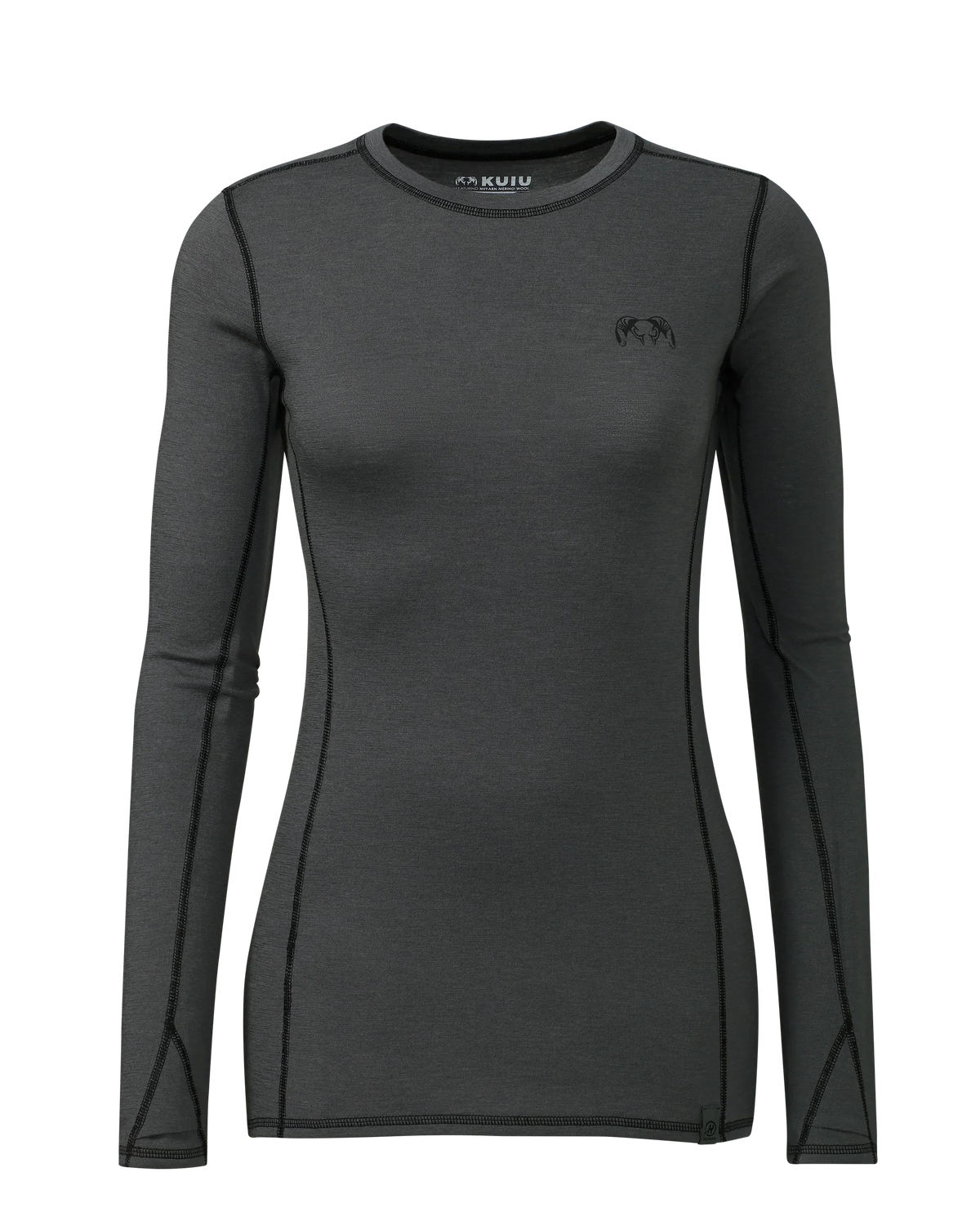 Women's ULTRA Merino 145 LS Crew | Gunmetal