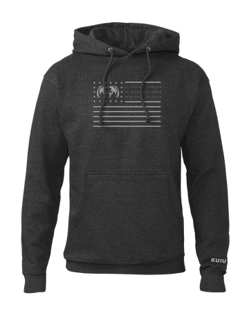 Info Flag Hoodie | Charcoal