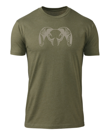 KUIU Engraved Ram T-Shirt | Military Green