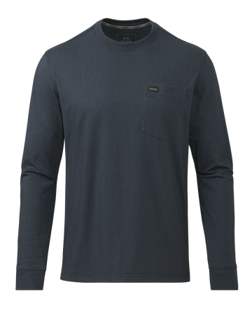 Workgrade LS Pocket Crew | Steel Blue