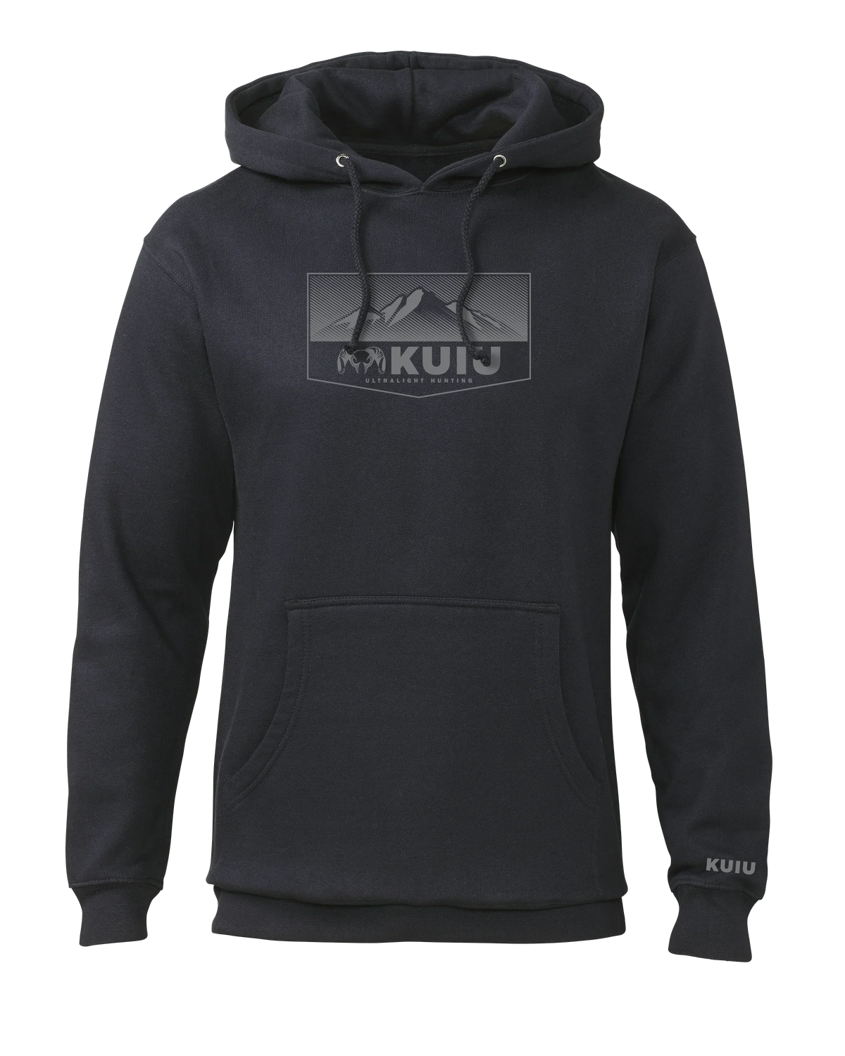 KUIU Ultralight Mountain Logo Hoodie | Navy