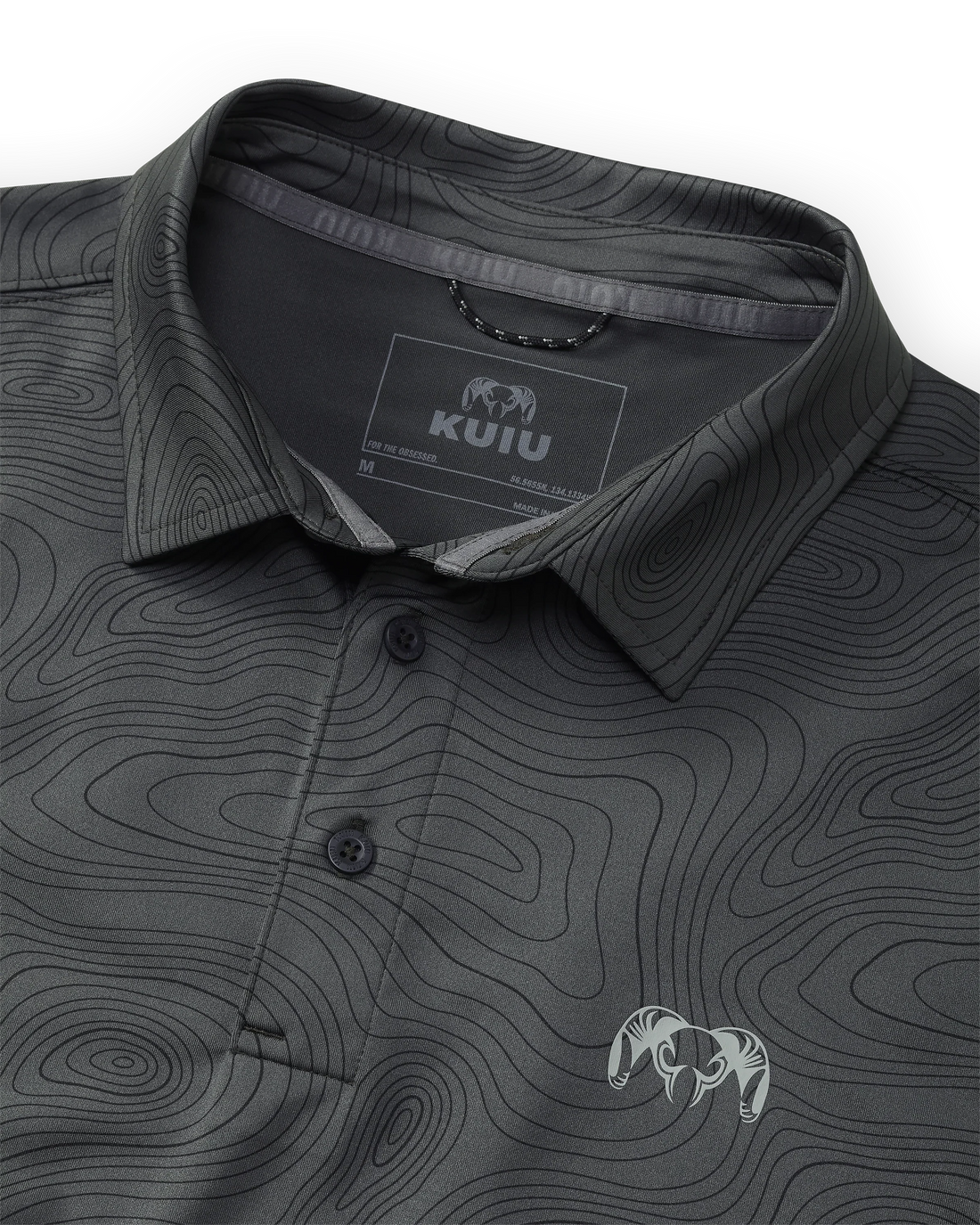 KUIU Performance Polo Topo | Gunmetal Topo