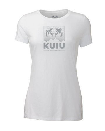 Women's Topo Mountain T-Shirt | White