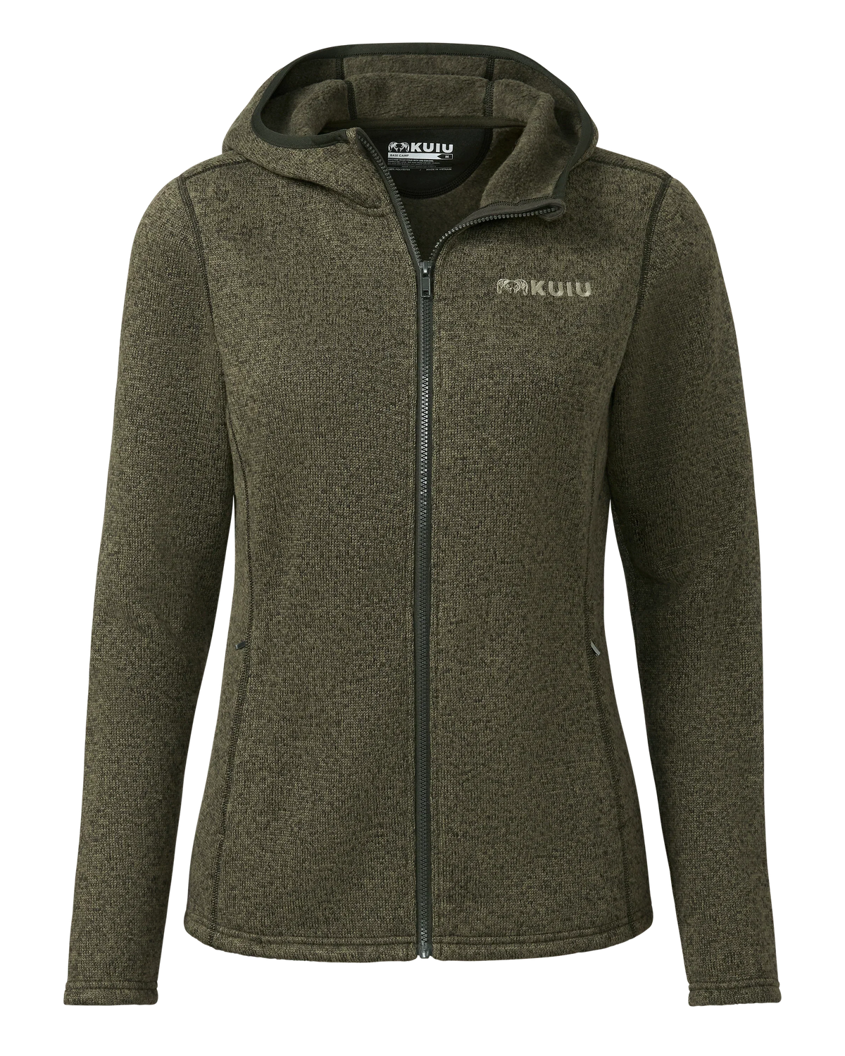 Outlet Women's Base Camp Hooded Sweater | Olive Heather