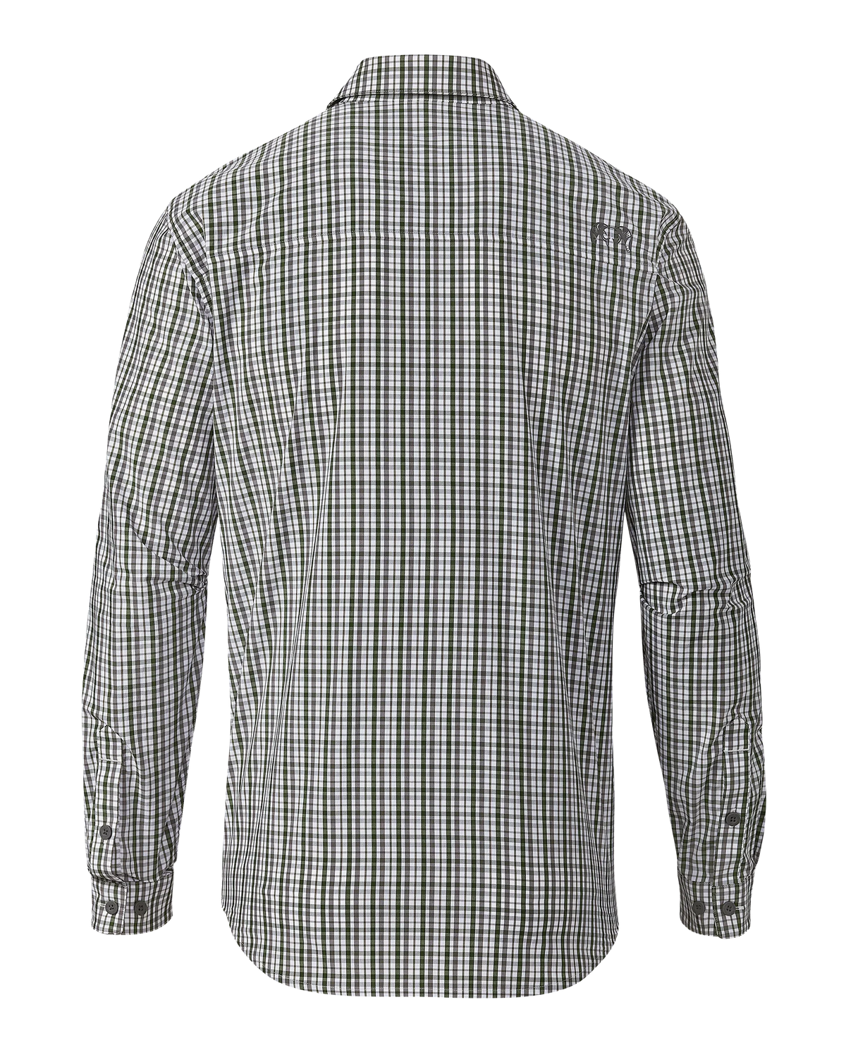 Borrego LS Shirt | Mini Cross Check Verde Plaid