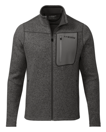 Base Camp Full Zip Sweater | Charcoal Heather