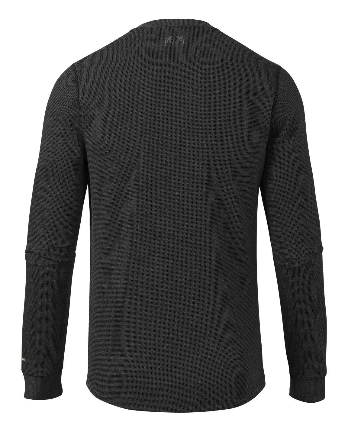 Canyon Waffle Henley | Black Heather