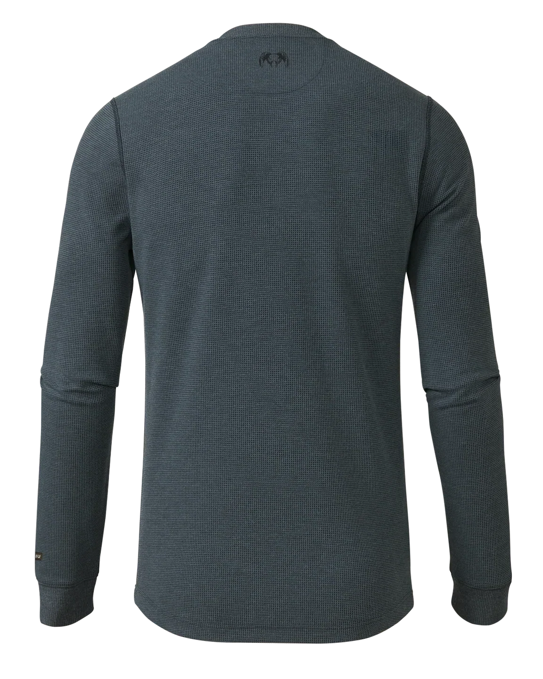 Canyon Waffle Henley | Steel Blue Heather