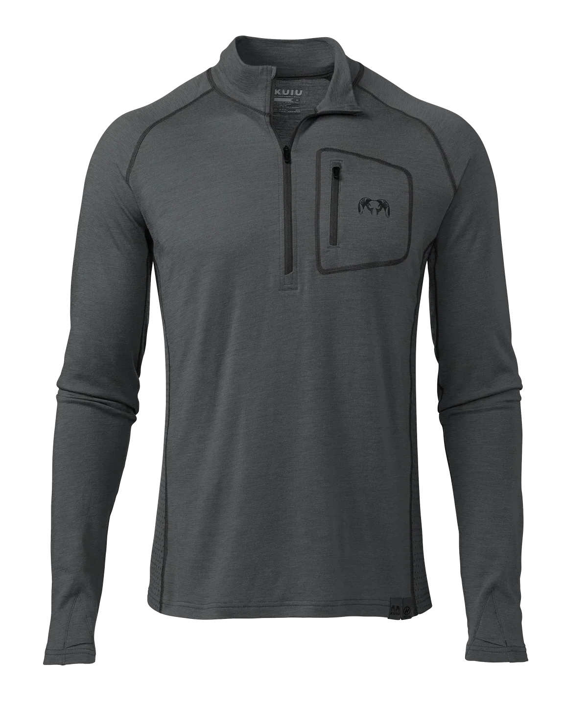 ULTRA Merino 145 Zip-T Hunting Shirt | Gunmetal