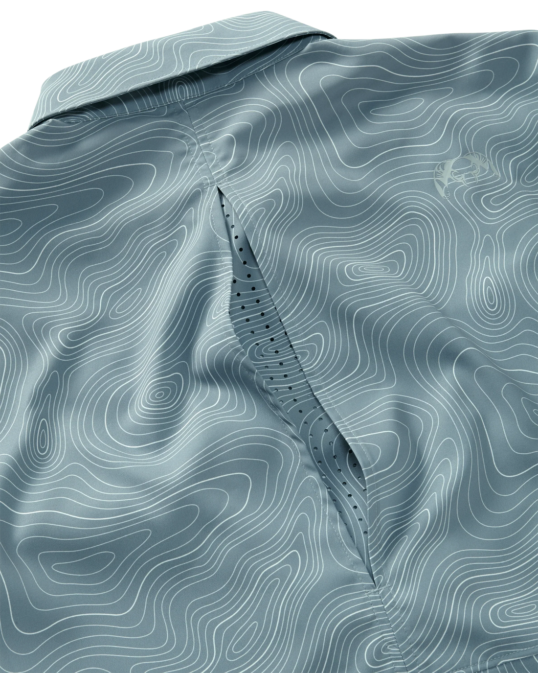 Mesa Vented SS Snap Shirt Topo | Glacier Topo Print