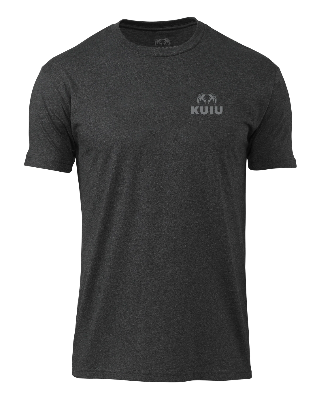 KUIU Vertical Flag Logo T-Shirt | Charcoal