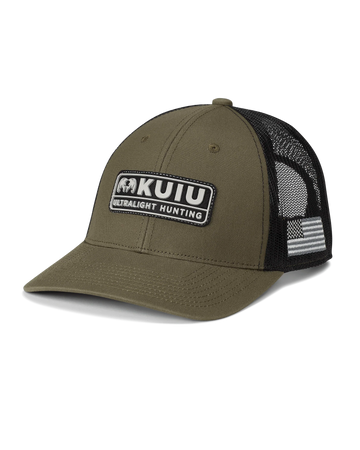 KUIU Ultralight Hunting Patch Hat | Loden/Black