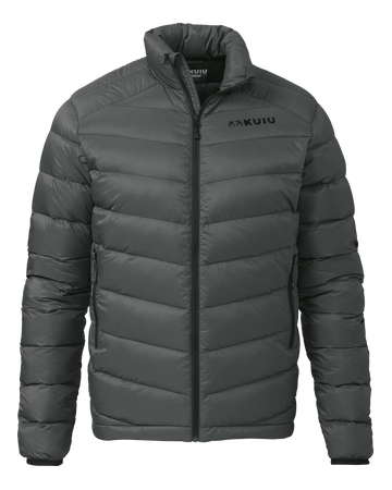 Outlet Super Down LT Jacket | Gunmetal