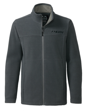Youth Versa Fleece Full Zip | Gunmetal