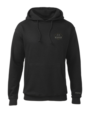 Outlet KUIU Stacked Chest Logo Hoodie | Black