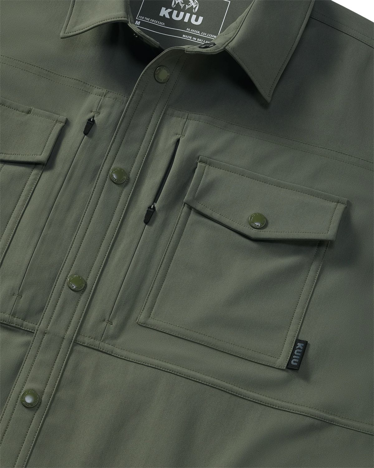 Outlet Tour Shirt Jacket | Dark Sage