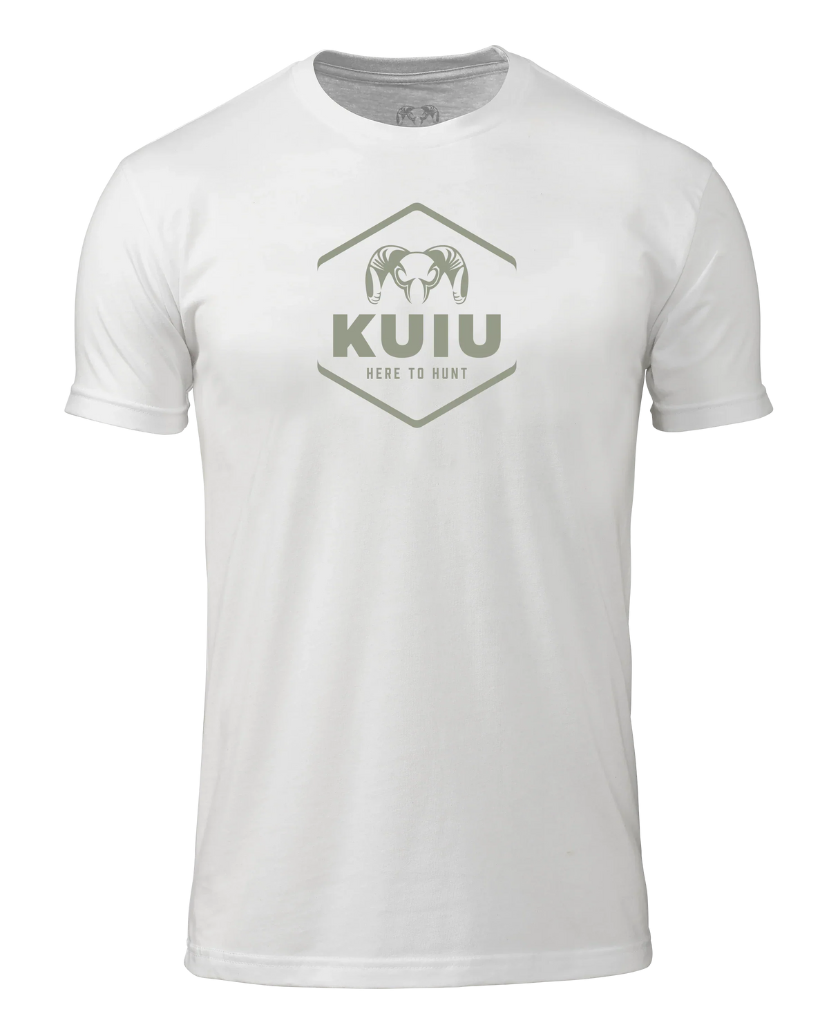 KUIU Stacked Here to Hunt T-Shirt | White