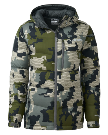 Women's Super Down PRO Hooded Jacket | Verde