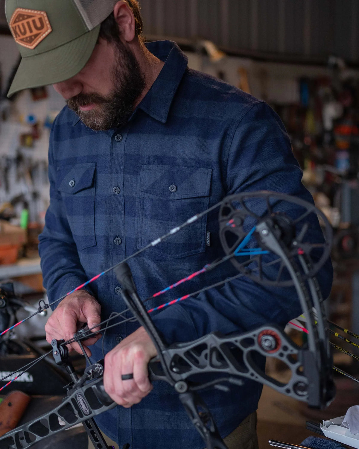 Outlet Field Flannel Shirt | Red/Black Buffalo Check