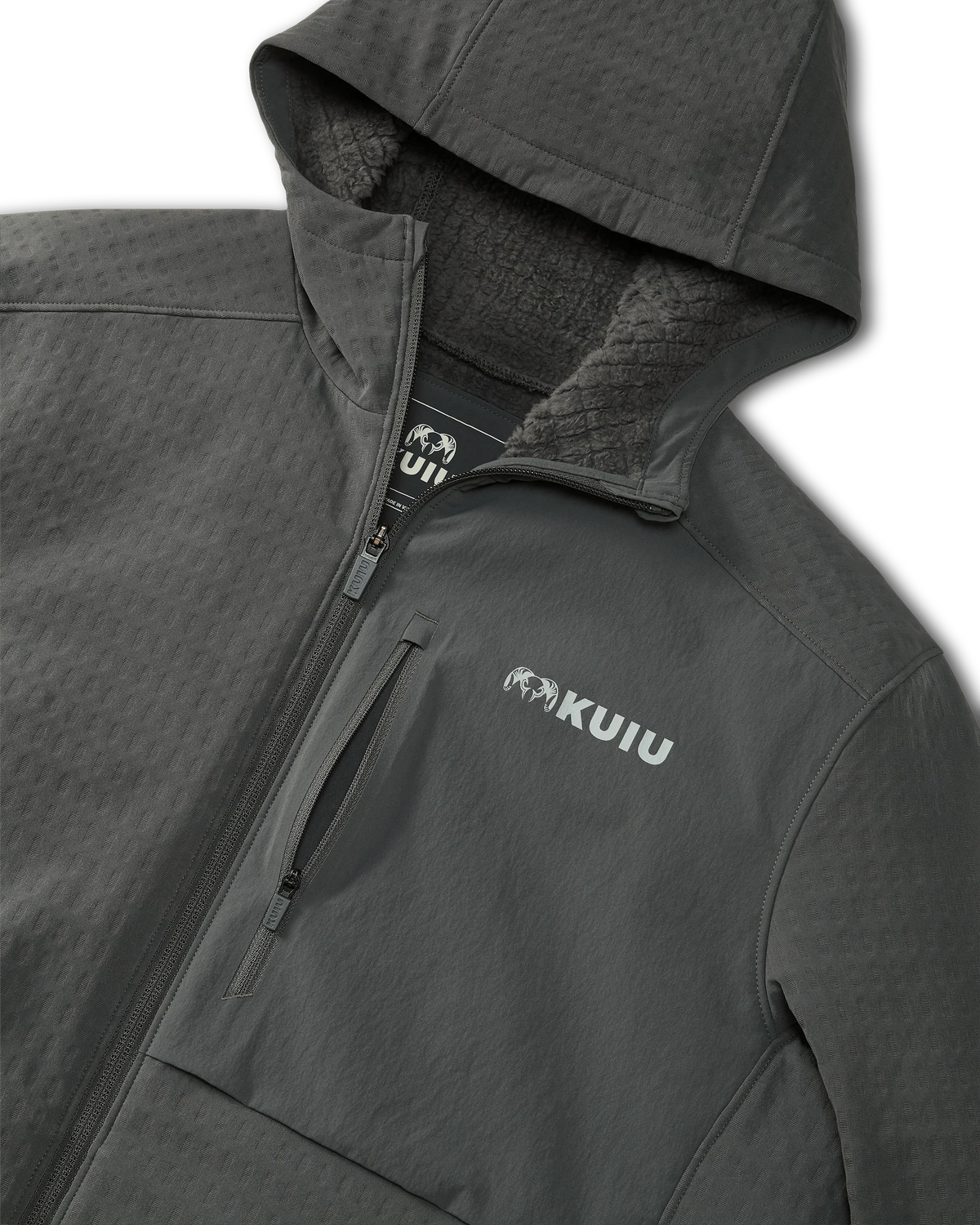 Blockfield Fleece Hoodie | Gunmetal