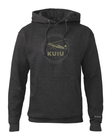 KUIU Super Cub Logo Hoodie | Charcoal