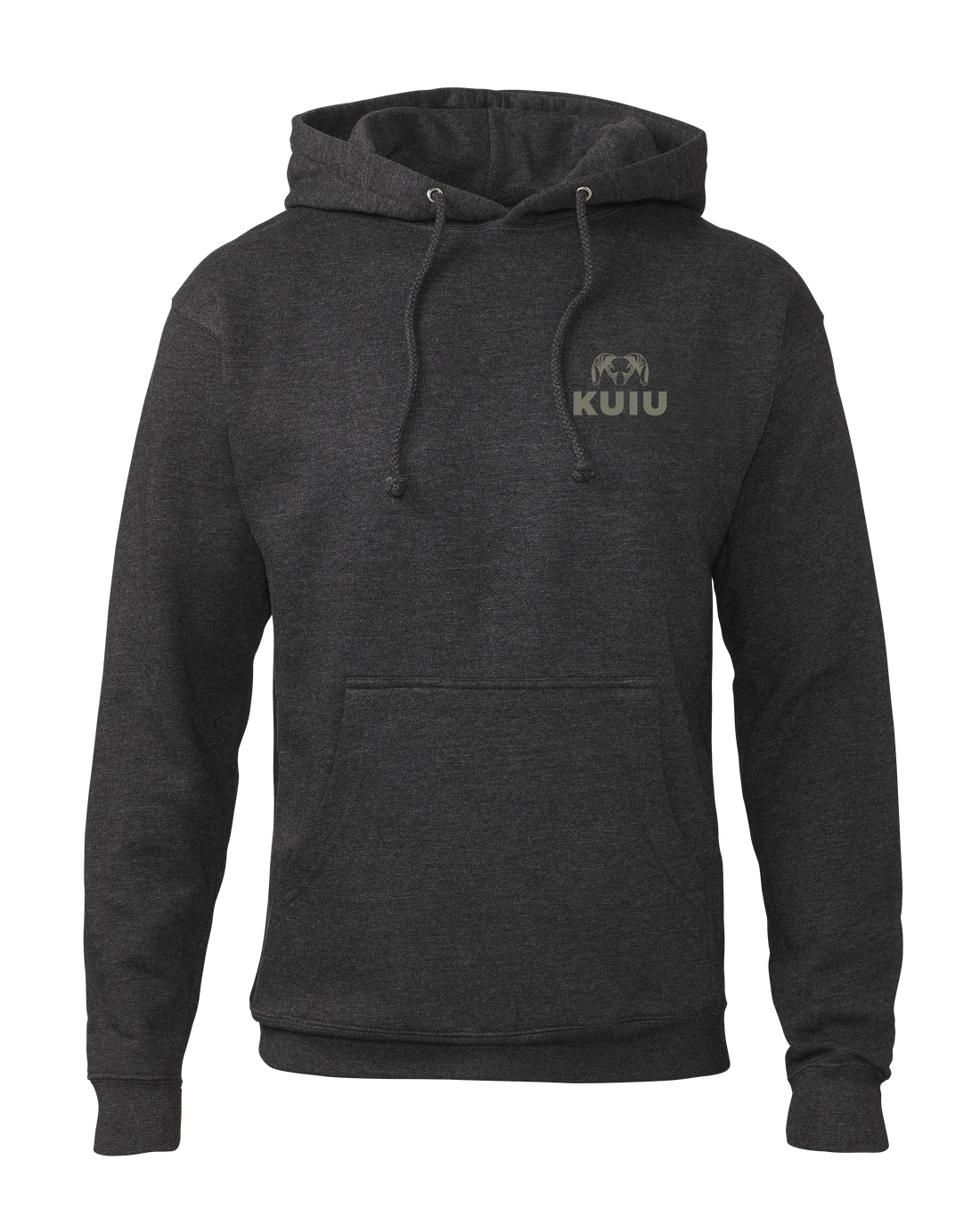 KUIU Topo Back Logo Hoodie | Charcoal