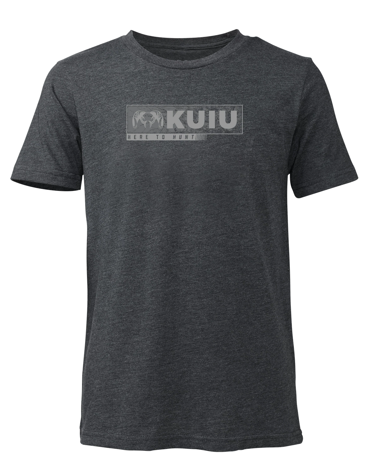 Youth Here to Hunt Gritstone T-Shirt | Charcoal