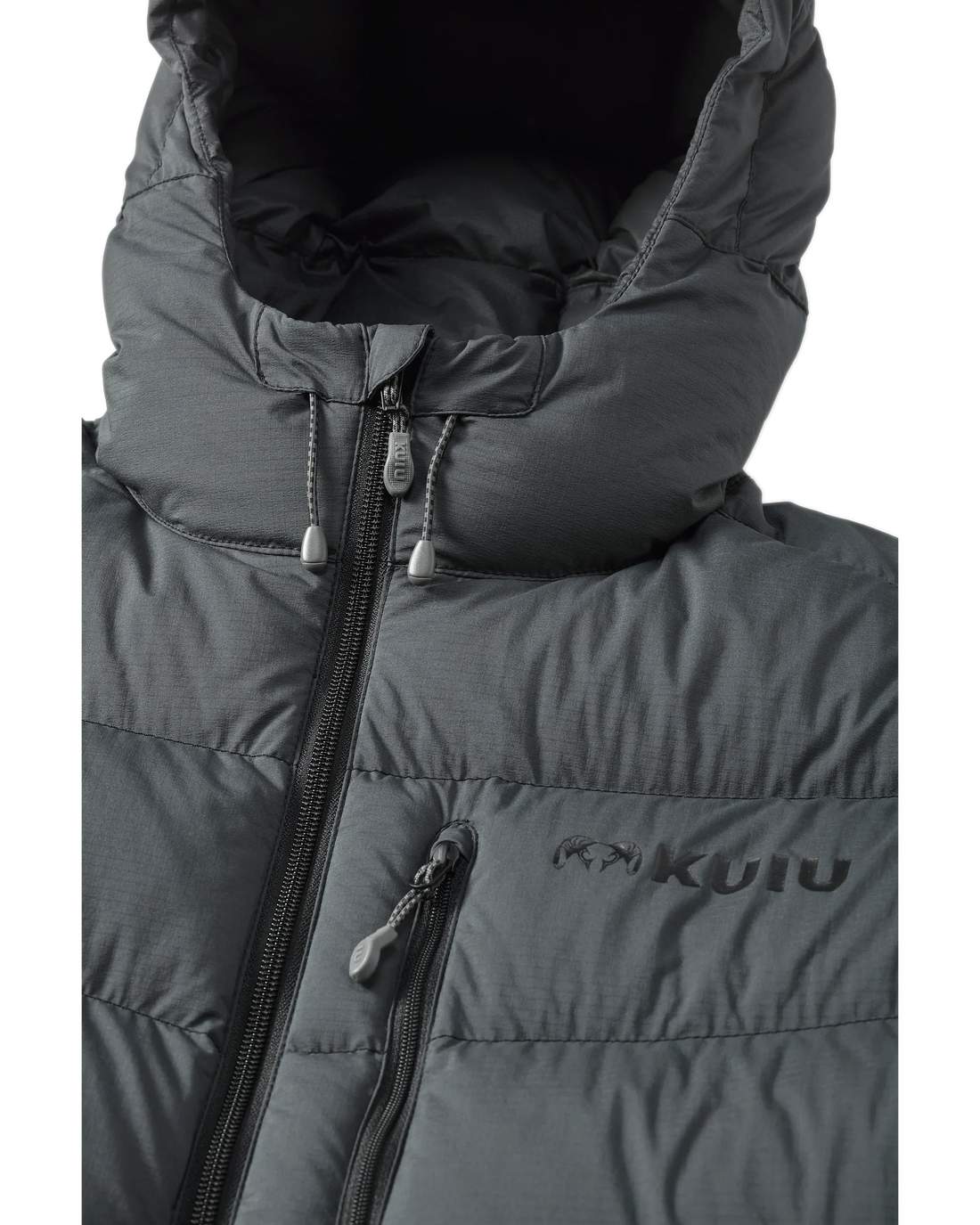 Super Down PRO Hooded Jacket | Gunmetal